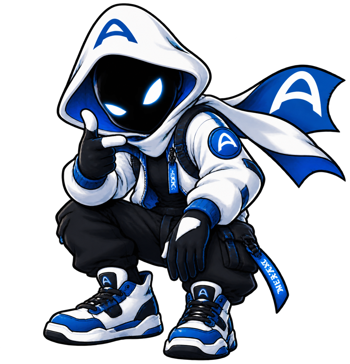 NEXARC futuristic mascot